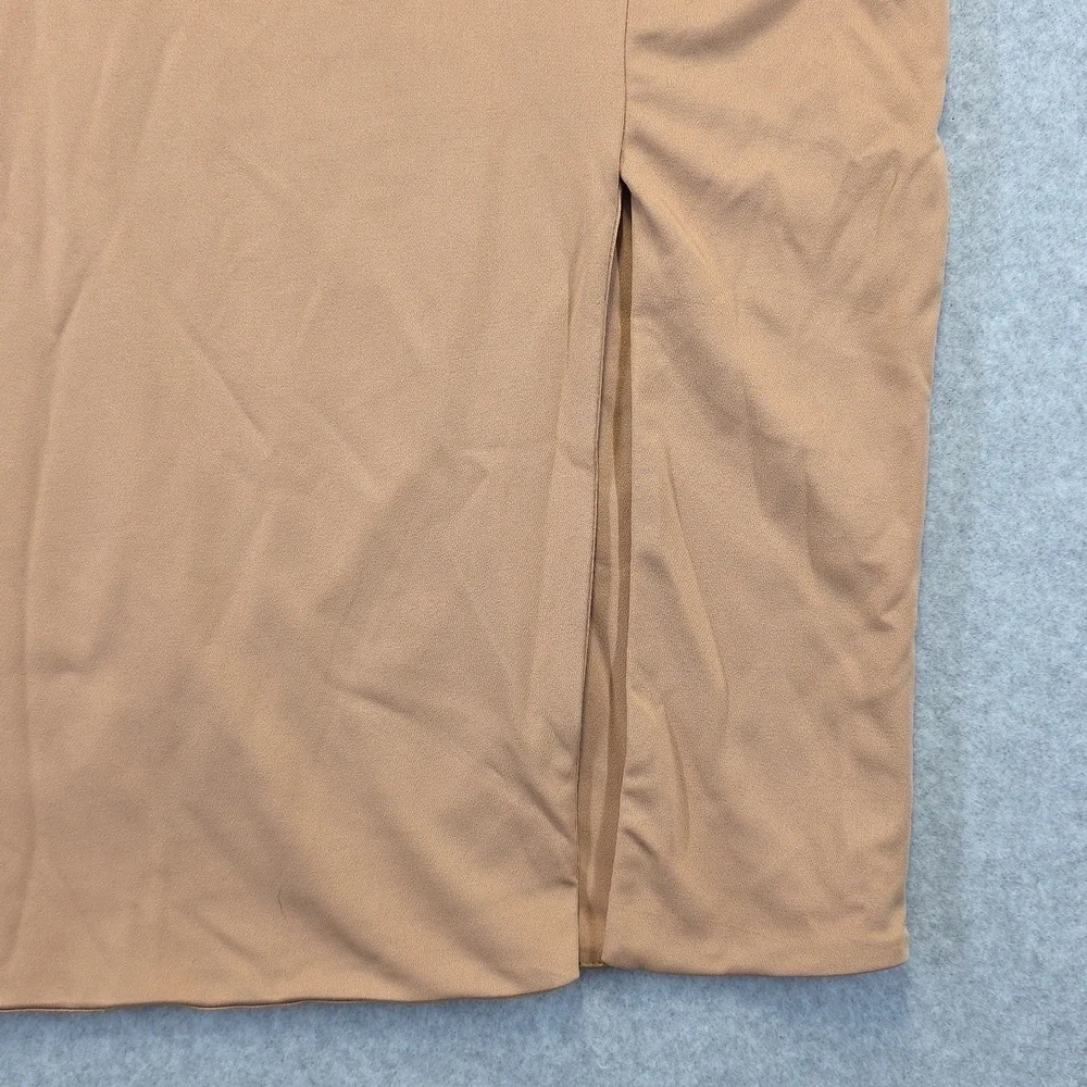 Derek Heart NWT lined body con dress tan